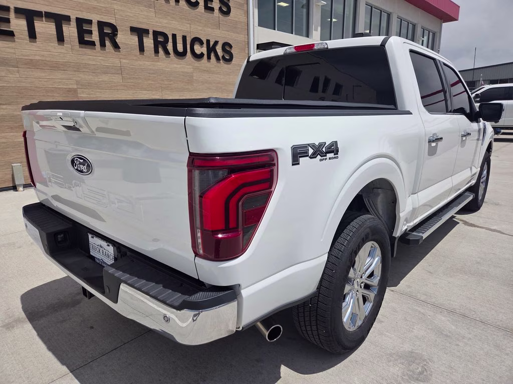 2024 White Metallic Ford F-150 Lariat 4X4 Truck