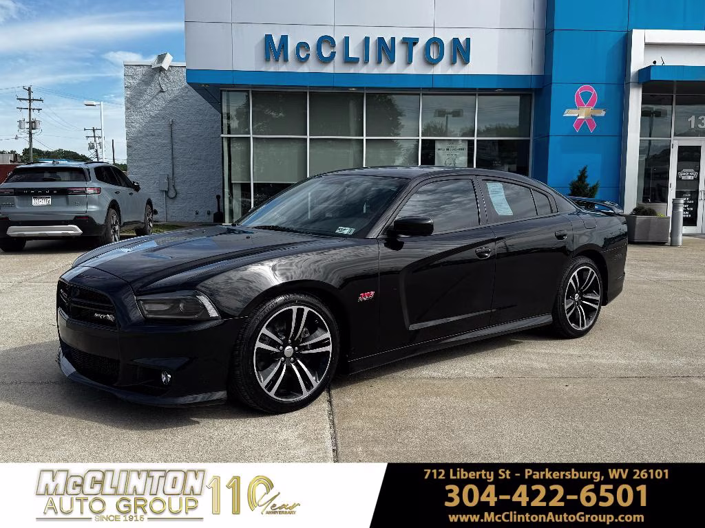 2013 Black Clearcoat Dodge Charger SRT8 Superbee RWD Sedan