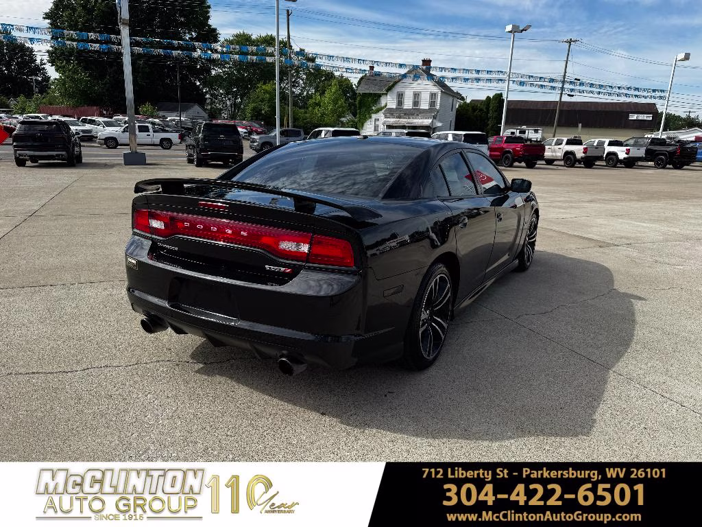 2013 Black Clearcoat Dodge Charger SRT8 Superbee RWD Sedan