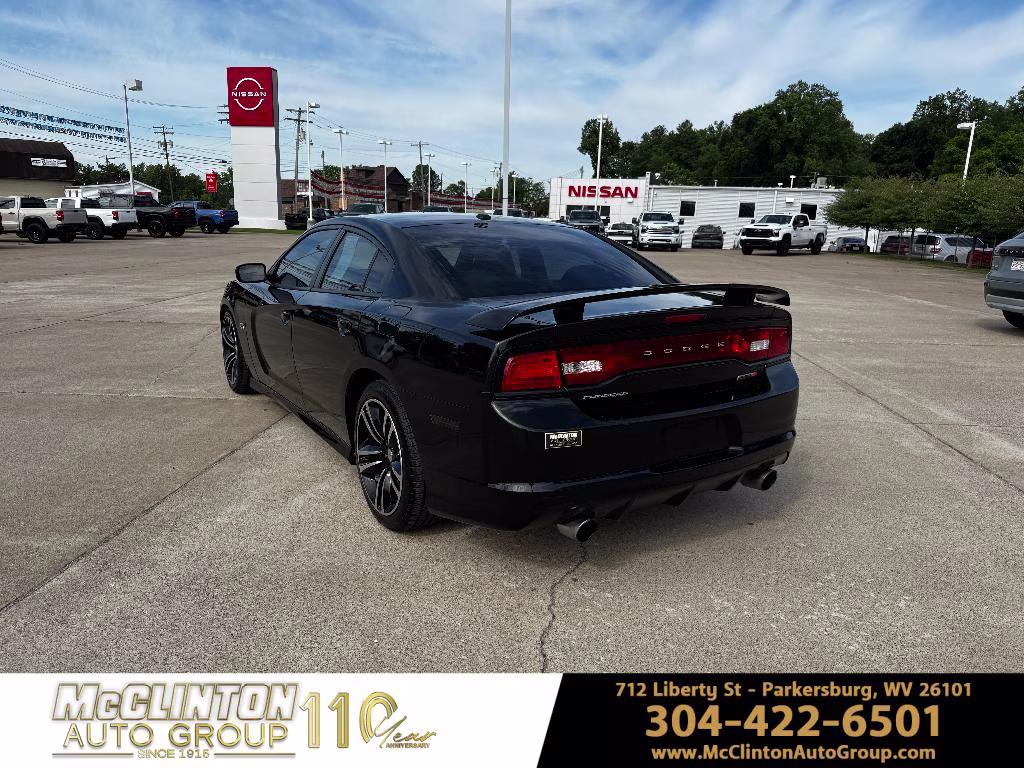 2013 Black Clearcoat Dodge Charger SRT8 Superbee RWD Sedan