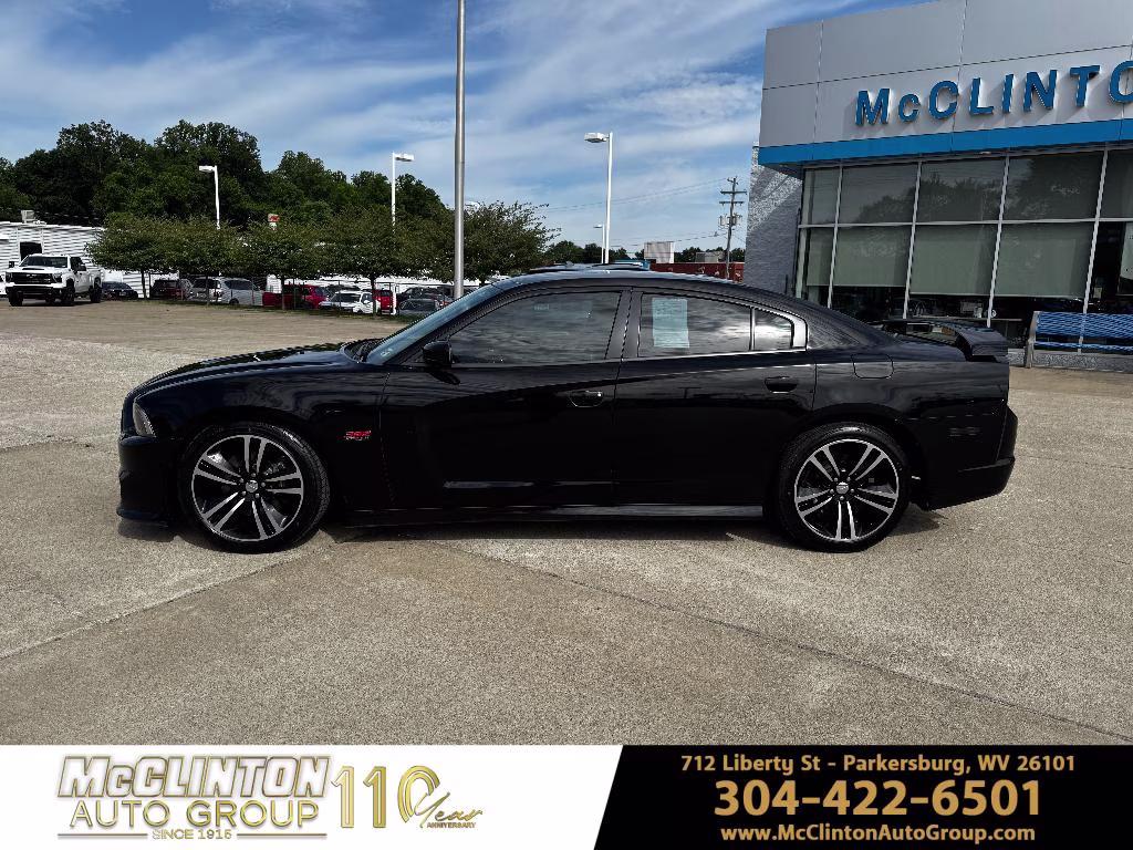 2013 Black Clearcoat Dodge Charger SRT8 Superbee RWD Sedan