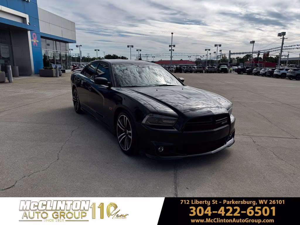 2013 Black Clearcoat Dodge Charger SRT8 Superbee RWD Sedan