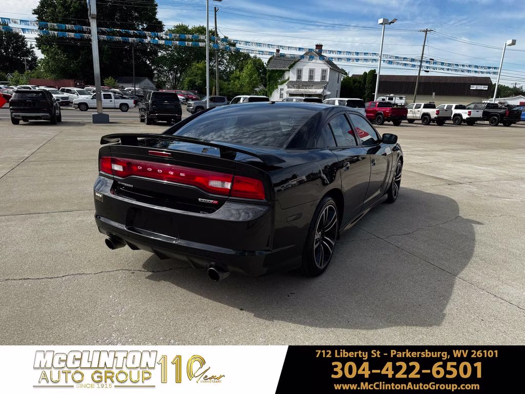 2013 Black Clearcoat Dodge Charger SRT8 Superbee RWD Sedan