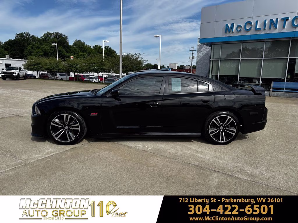 2013 Black Clearcoat Dodge Charger SRT8 Superbee RWD Sedan