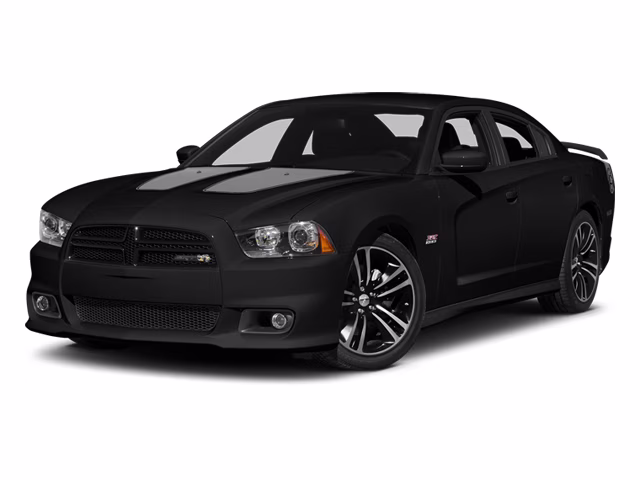 2013 Pitch Black Dodge Charger SRT8 Super Bee RWD Sedan