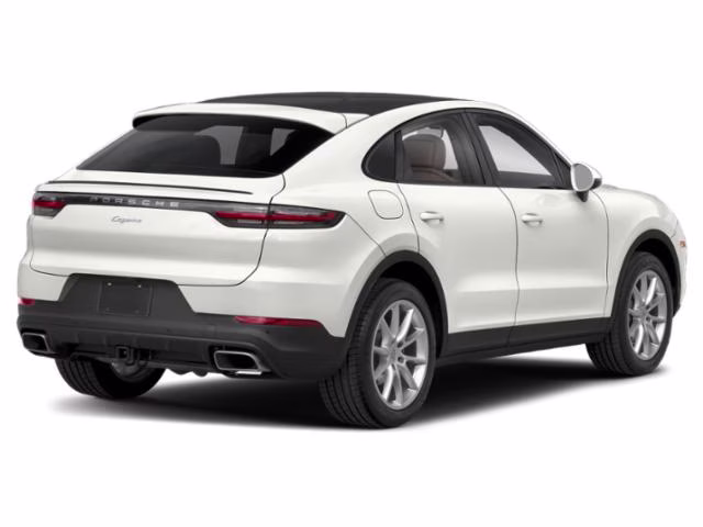 2021 White Porsche Cayenne Coupe AWD SUV
