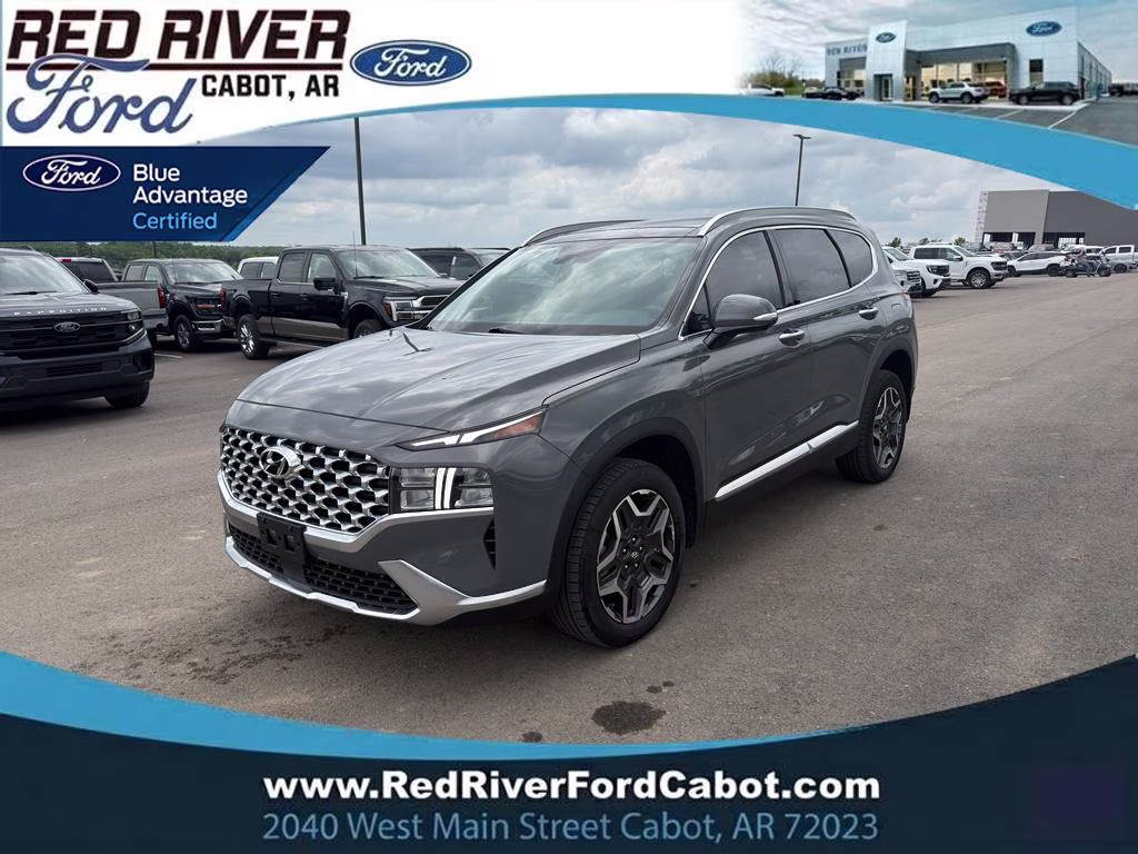 2023 Hampton Gray Hyundai Santa Fe Hybrid SEL Premium AWD SUV