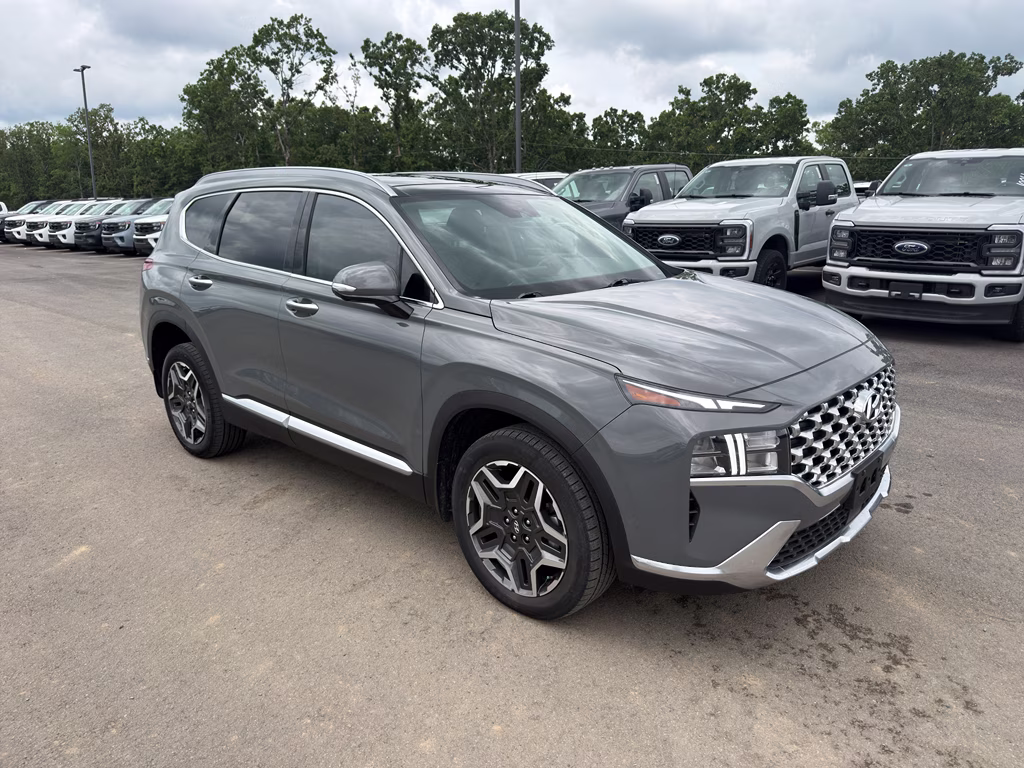 2023 Hampton Gray Hyundai Santa Fe Hybrid SEL Premium AWD SUV