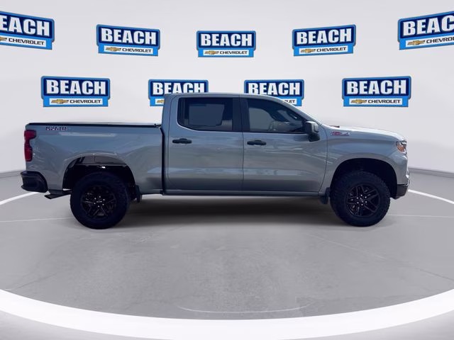 2025 Sterling Gray Metallic Chevrolet Silverado 1500 Custom Trail Boss 4X4 Truck
