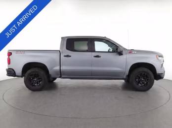 2025 Sterling Gray Metallic Chevrolet Silverado 1500 Custom Trail Boss 4X4 Truck