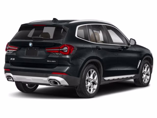 2022 Carbon Black Metallic BMW X3 xDrive30i AWD SUV