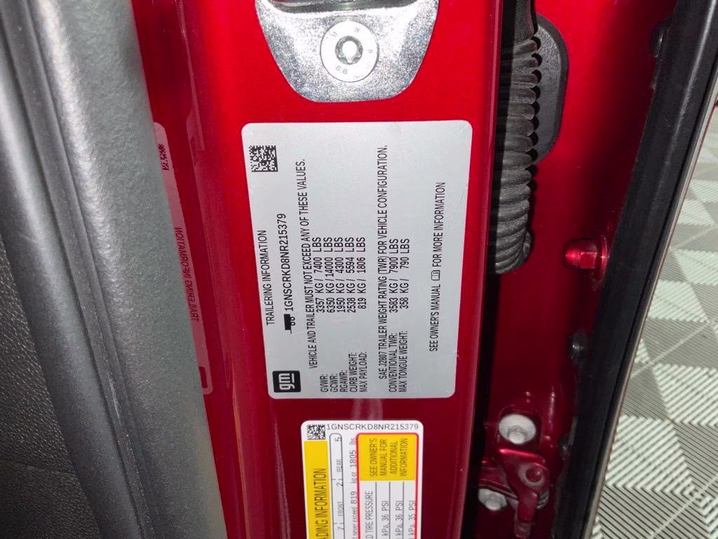 2022 Cherry Red Chevrolet Tahoe RST RWD SUV