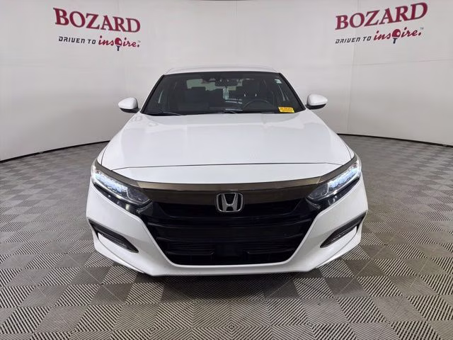 2019 White Honda Accord Sport FWD Sedan