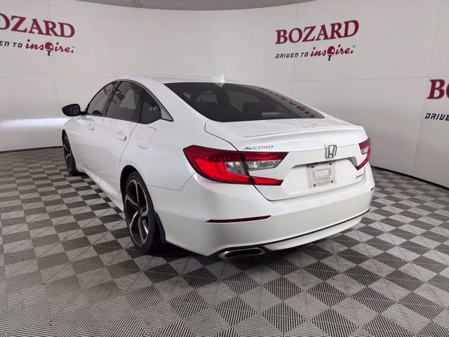2019 White Honda Accord Sport FWD Sedan