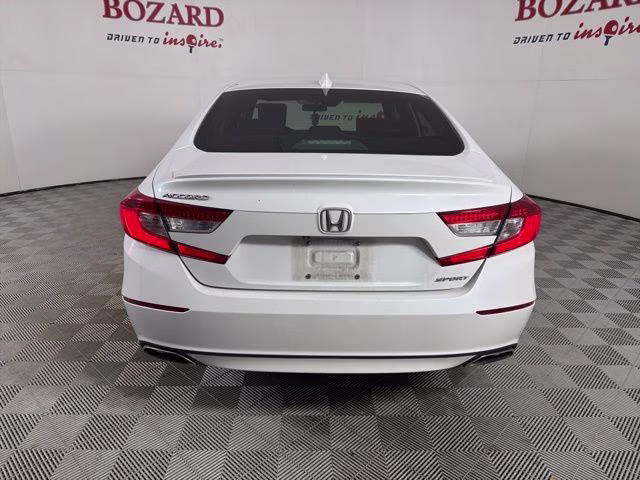 2019 White Honda Accord Sport FWD Sedan