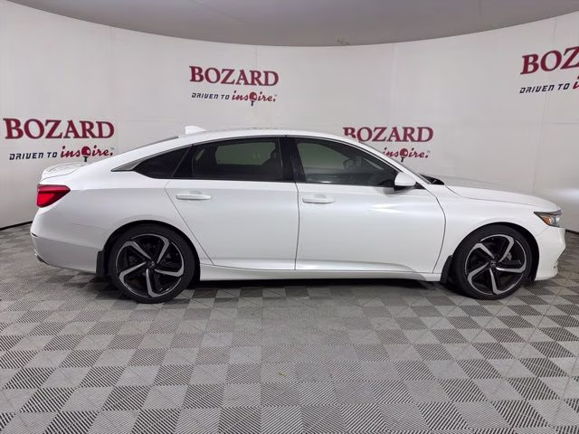 2019 White Honda Accord Sport FWD Sedan