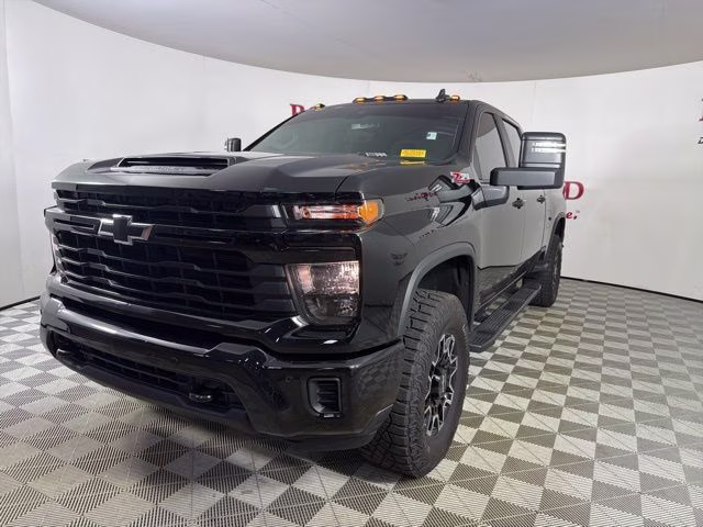 2026 Black Chevrolet Silverado 2500HD Custom 4X4 Truck