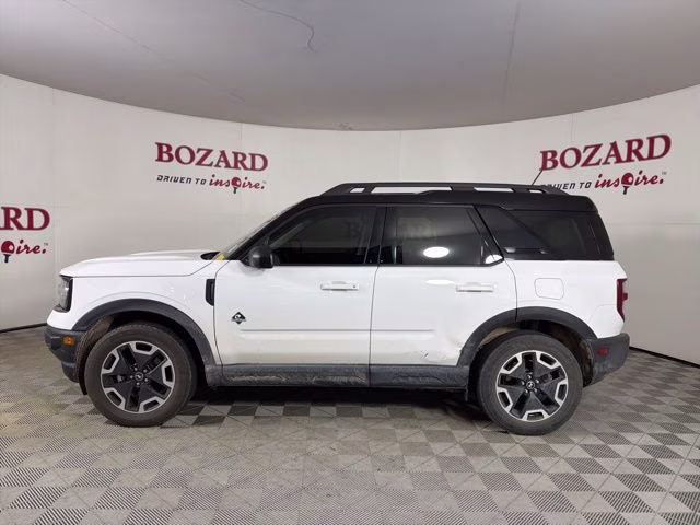 2024 Oxford White Ford Bronco Sport Outer Banks 4X4 SUV