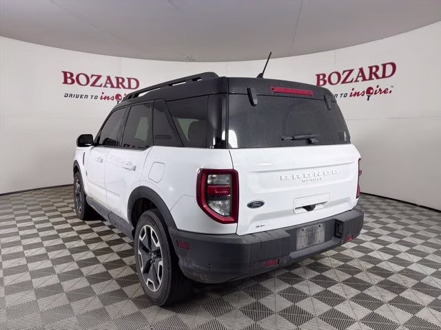 2024 Oxford White Ford Bronco Sport Outer Banks 4X4 SUV