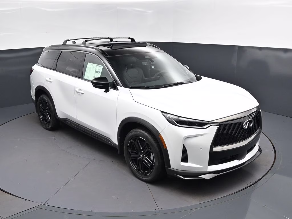 2027 RADIANT WHITE / BLACK OBSIDIAN INFINITI QX60 SPORT AWD SUV