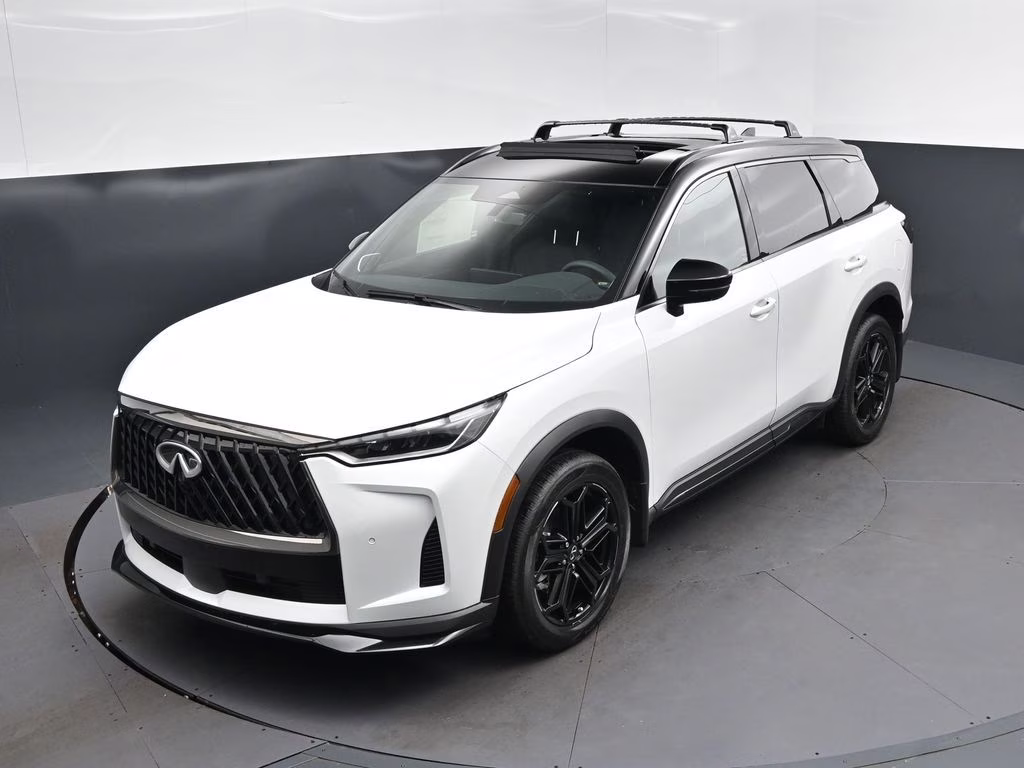 2027 RADIANT WHITE / BLACK OBSIDIAN INFINITI QX60 SPORT AWD SUV