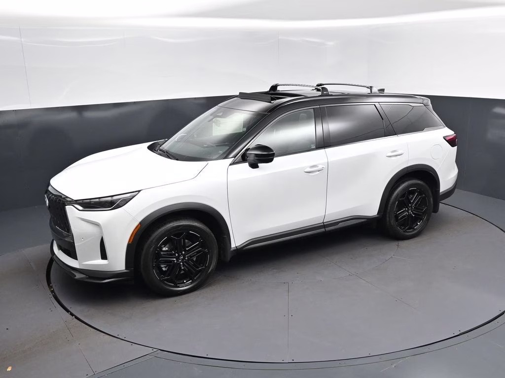 2027 RADIANT WHITE / BLACK OBSIDIAN INFINITI QX60 SPORT AWD SUV