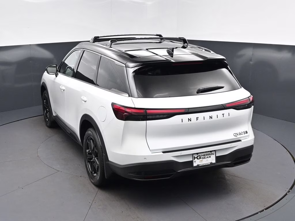 2027 RADIANT WHITE / BLACK OBSIDIAN INFINITI QX60 SPORT AWD SUV