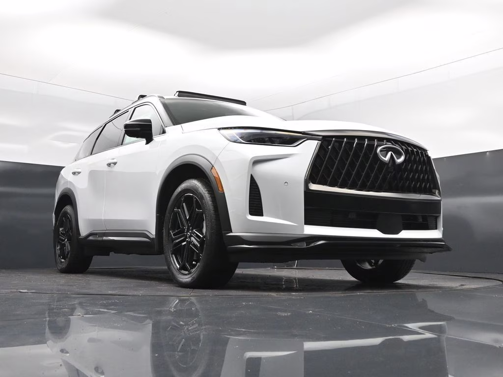 2027 RADIANT WHITE / BLACK OBSIDIAN INFINITI QX60 SPORT AWD SUV