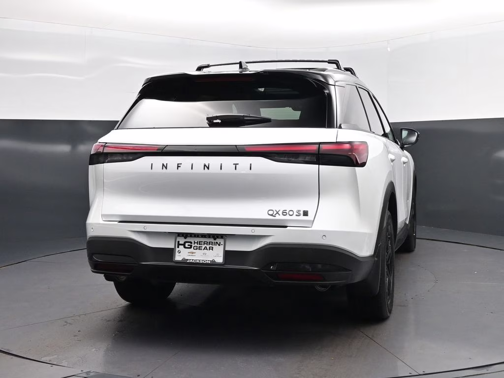 2027 RADIANT WHITE / BLACK OBSIDIAN INFINITI QX60 SPORT AWD SUV