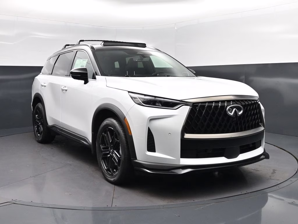 2027 RADIANT WHITE / BLACK OBSIDIAN INFINITI QX60 SPORT AWD SUV