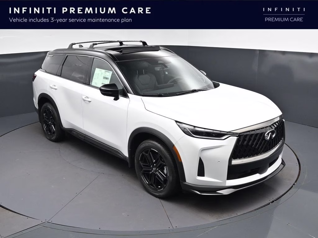 2027 RADIANT WHITE / BLACK OBSIDIAN INFINITI QX60 SPORT AWD SUV
