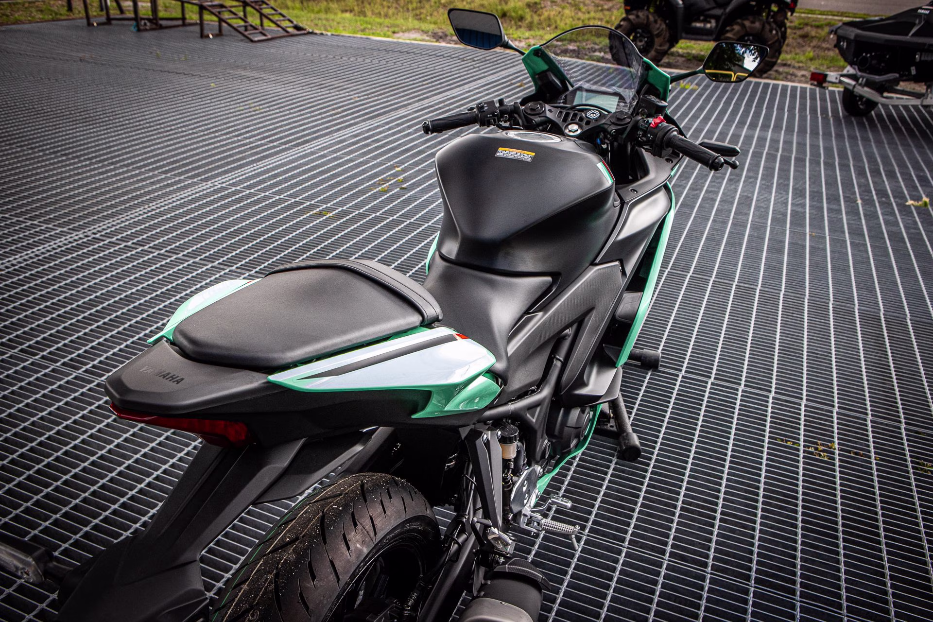 2026 Miami Mint Green / Matte Stealth Black Yamaha YZF-R3 ABS Motorcycle