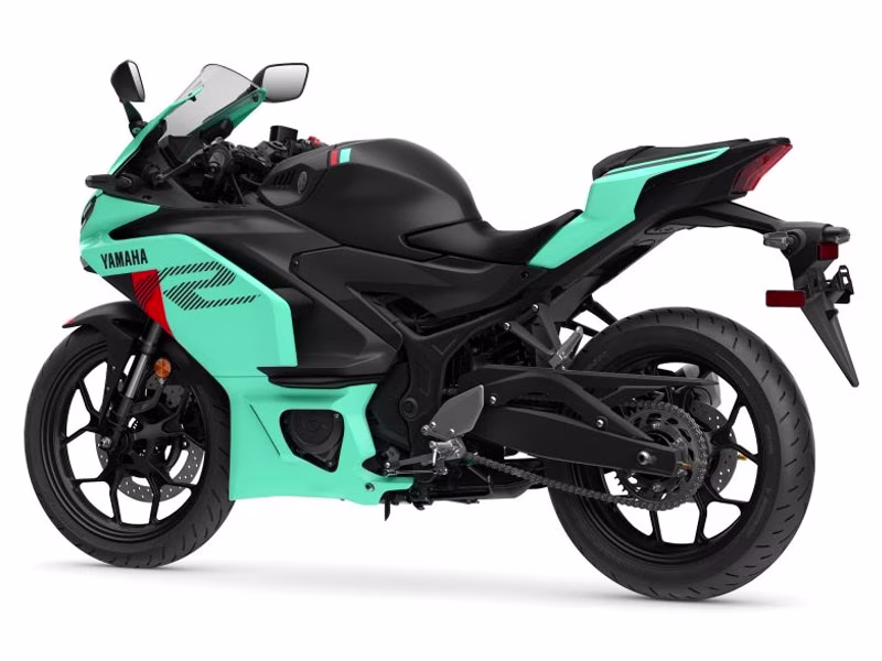 2026 Miami Mint Green / Matte Stealth Black Yamaha YZF-R3 ABS Motorcycle