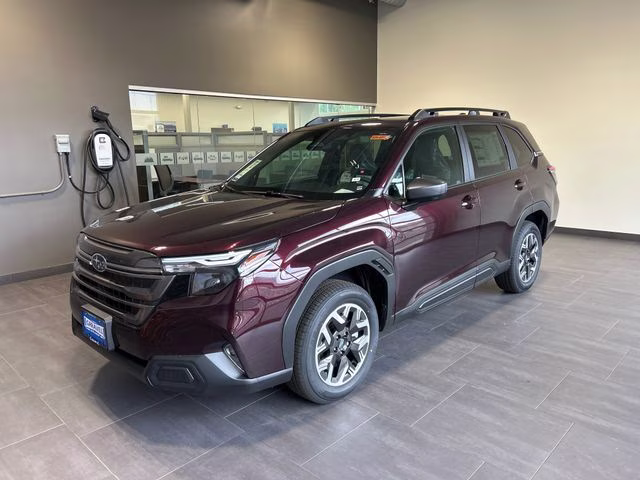 2026 Daybreak Blue Pearl Subaru Forester Premium Hybrid AWD SUV