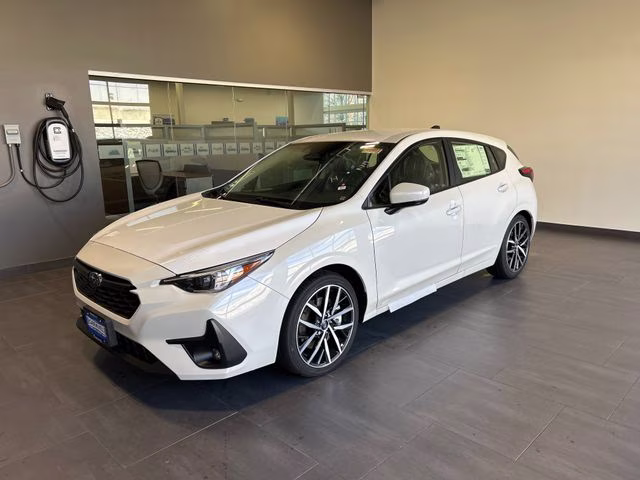 2026 Crystal White Pearl Subaru Impreza Sport AWD Hatchback