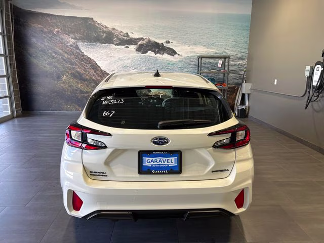 2026 Crystal White Pearl Subaru Impreza Sport AWD Hatchback