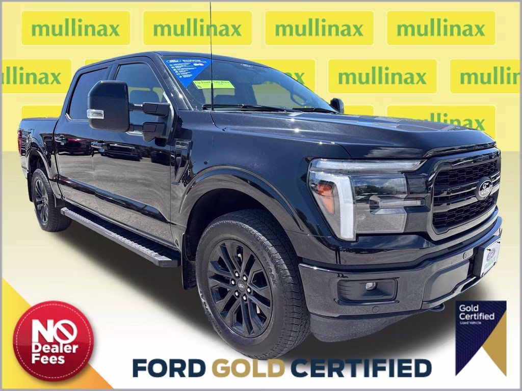 2025 Agate Black Metallic Ford F-150 Lariat 4X4 Truck