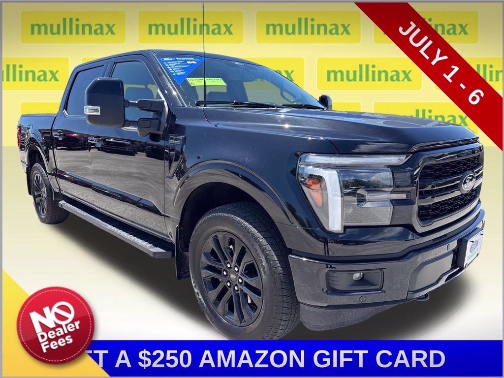 2025 Agate Black Metallic Ford F-150 Lariat 4X4 Truck