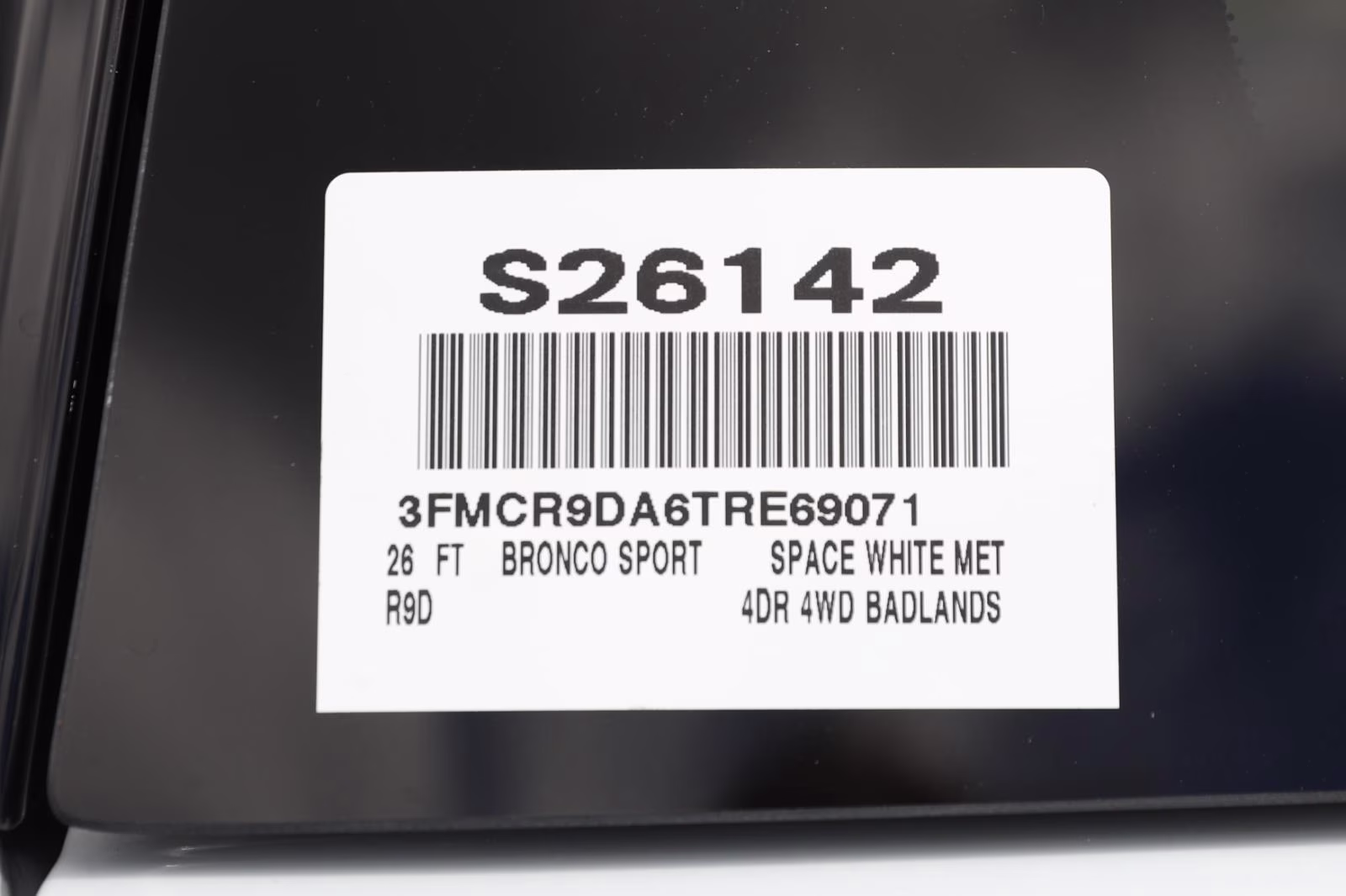 2026 Space White Metallic Ford Bronco Sport Badlands 4X4 SUV
