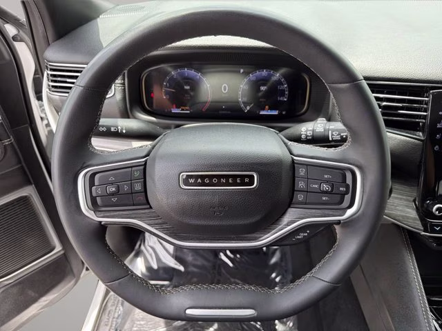 2024 Bright White Clearcoat Jeep Wagoneer Series II RWD SUV