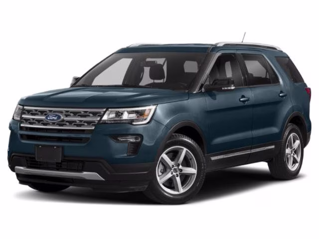 2019 Burgundy Ford Explorer XLT FWD SUV