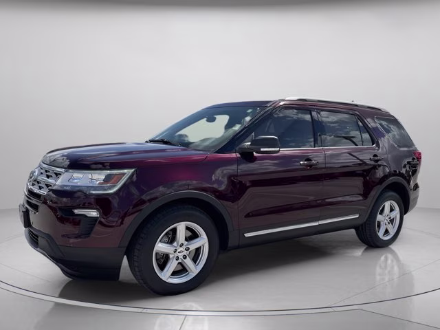 2019 Burgundy Ford Explorer XLT FWD SUV