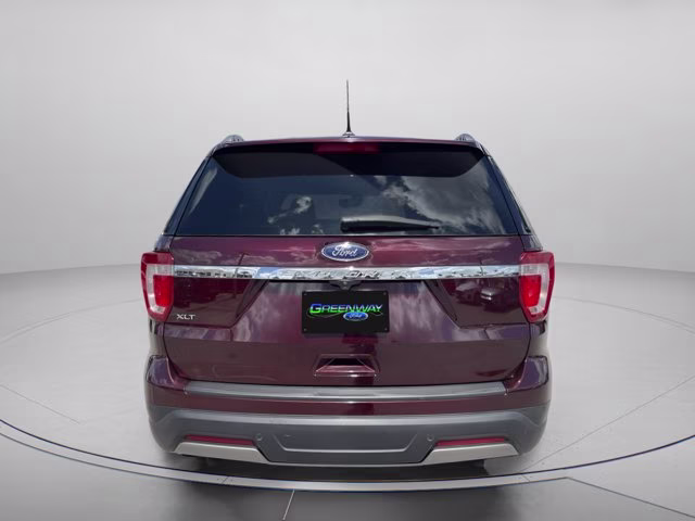 2019 Burgundy Ford Explorer XLT FWD SUV