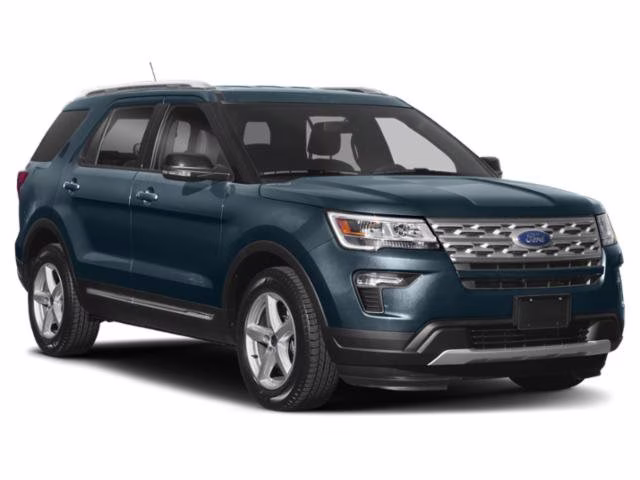 2019 Burgundy Ford Explorer XLT FWD SUV