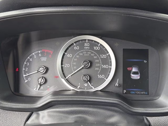 2021 Barcelona Red Metallic Toyota Corolla LE FWD Sedan