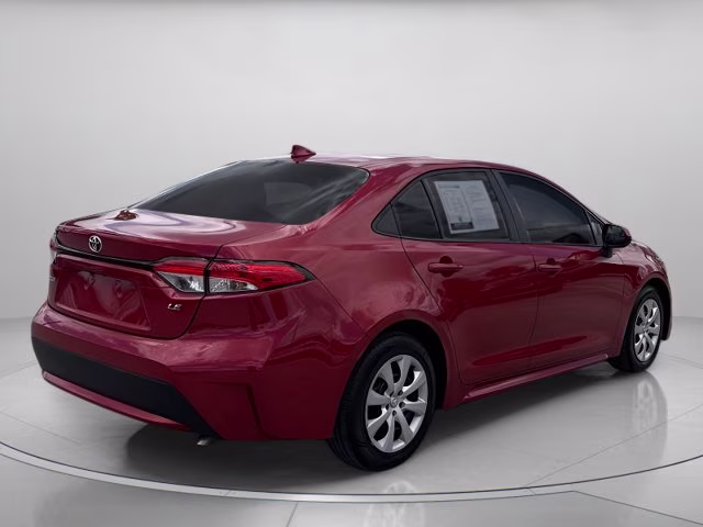 2021 Barcelona Red Metallic Toyota Corolla LE FWD Sedan