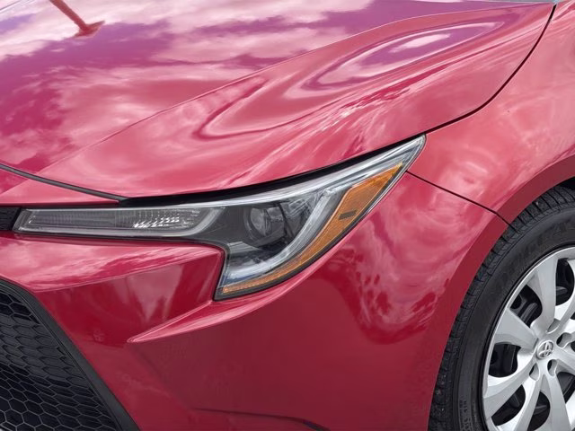 2021 Barcelona Red Metallic Toyota Corolla LE FWD Sedan