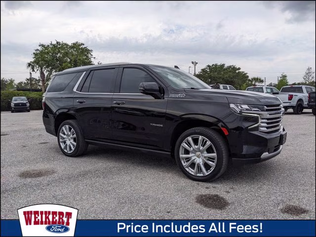 2021 Black Chevrolet Tahoe High Country 4X4 SUV