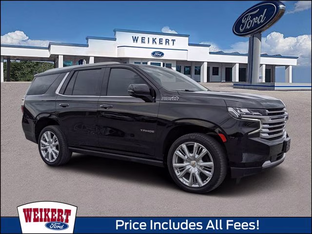 2021 Black Chevrolet Tahoe High Country 4X4 SUV