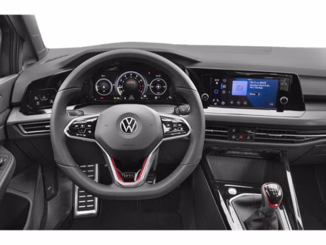 2024 Black Volkswagen Golf GTI 2.0T S FWD Hatchback